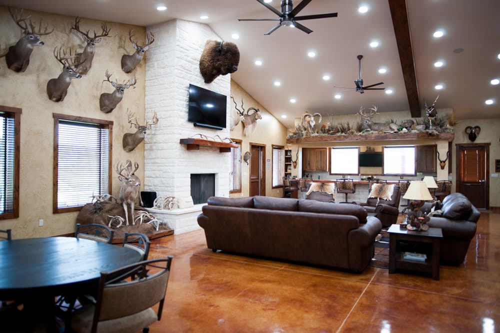 Great Room Trophy Wall